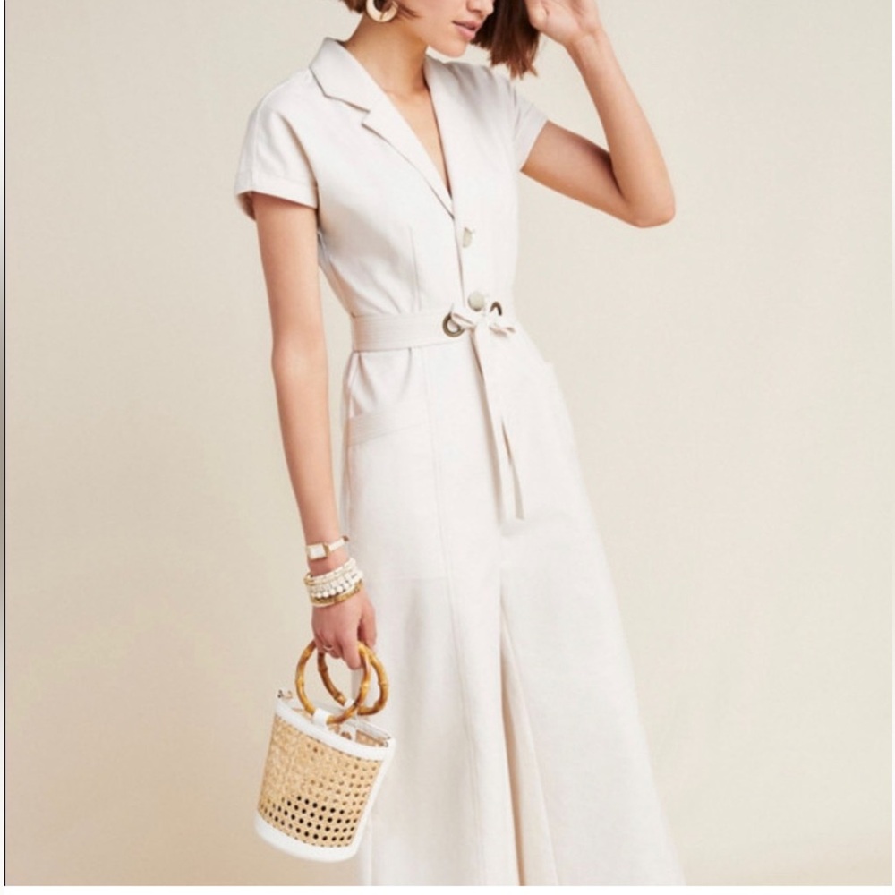 Anthropologie Elizabeth Jumpsuit size 2